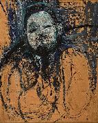 Amedeo Modigliani Portrait of Diego Rivera painting